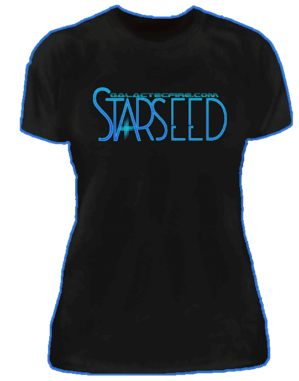 STARSEED AQUA T-SHIRT - FITTED