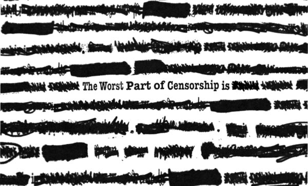 CENSORSHIP SUCKS T-SHIRT - Image 2